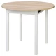 Розкладний стіл IKEA GAPERHULT ясень/білий (505.115.36) - изображение 1