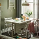 Стіл із відкидною дошкою IKEA NORDEN 26/89 / 152x80 см білий (104.238.86) - изображение 2