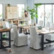 Стіл IKEA SKOGSTA 235х100 см акація/чорний (704.192.64) - изображение 4