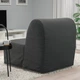 Крісло розкладне IKEA LYCKSELE LOVAS Vansbro темно-сірий (993.869.94) - зображення 3