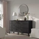 Комод з 6 ящиками IKEA IDANAS темно-коричнева морилкая (304.587.14) - изображение 2