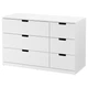 Комод IKEA NORDLI білий (092.394.98) - зображення 1