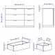Комод IKEA NORDLI білий (092.394.98) - зображення 4
