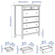 Комод IKEA HEMNES сіра морилка (803.924.62) - изображение 2