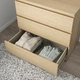 Комод IKEA MALM білений дубовий шпон (804.035.64) - зображення 4