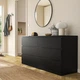 Комод IKEA MALM чорно-коричневий (604.035.79) - зображення 4