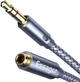 Кабель ESSAGER Monster Headphone Extension Cable Jack 3.5 мм Audio Aux Cable 3.5 мм Female Splitter Adapter 3 м (EYPY35-MYC0G) - изображение 2