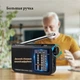 Портативний радіоприймач RETEKESS V117 на батарейках Радіо FM AM SW Black - зображення 4