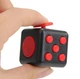 Игрушка антистресс Fidget Cube фиджет с кнопками попит / Pop it в форме Куба, черный с красным (86914680) - изображение 2