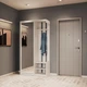 Передпокій з дзеркалом Doros City One Door 110х45х210 см Білий (DRS-011404) - зображення 2