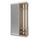 Прихожая с зеркалом Doros City One Door 110х45х210 см Дуб cонома (DRS-011306) - изображение 1
