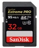 Карта памяти SanDisk 32GB SDHC V30 UHS-I U3 R95/W90MB/s Extreme Pro (SDSDXXG-032G-GN4IN) - изображение 1