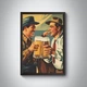 Набір вінтажних пивних постерів / 10 шт / пивний плакат / beer vintage poster set 2 - изображение 5