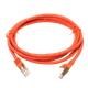 Патч-корд L&W ELECTRONICAL 2м, S/FTP, cat.6A, RJ45, медь, красный, PC005-C6A-200RD - изображение 1