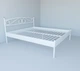 Кровать двуспальная металлическая Tobi Sho CAROLA-1 190Х160 Белая - изображение 1