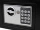 Сейф с электронным кодом и ключом Malatec Electronic Safe Box 23 x 17.5 x 17 см (8799) - изображение 3