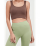 Привабливий і комфортний еластичний топ в рубчик TOP RIB - Giulia - TOP RIB - L/XL - Deep Taupe - зображення 1
