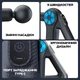 Перкусійний масажер тригерних точок Massage Gun SL-8891 9 насадок (8807) - зображення 8