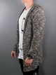 Сіра чоловіча мантія RED Knitted Gray S Сірий - зображення 2