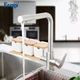 Cмеситель для кухни с краном для фильтрованной воды FRAP сатин нержавеющая сталь F4348 - изображение 3