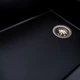 Мойка для кухни PLATINUM гранитная 8650 DIAMOND 860x500мм прямоугольная врезная без сифона черная PLS-A39174 - изображение 5