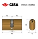 Цилиндр CISA Oval 08210 80 (40*40) овальный для электромех. замков - изображение 8