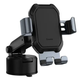 Держатель для телефона автодержатель Baseus Tank gravity car mount holder with suction base Tarnish Black (SUYL-TK01) - изображение 1