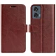 Класичний чохол-книжка Deexe Wallet Style для Motorola Edge 50 Fusion - Brown - зображення 1