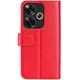 Класичний чохол-книжка Deexe Wallet Style для Xiaomi Poco F6 - Red - зображення 5