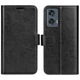 Класичний чохол-книжка Deexe Wallet Style для Motorola Edge 50 Fusion - Black - зображення 1