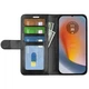 Класичний чохол-книжка Deexe Wallet Style для Motorola Edge 50 Fusion - Black - зображення 2