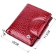 Лакированный кошелек для женщин среднего размера ST Leather 22685 красный - изображение 3