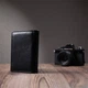 Практичный кошелек с монетницей из натуральной кожи ST Leather 22740 черный - изображение 10