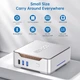 Мини ПК NiPoGi GK3 PRO / Intel Celeron N5105 / RAM 16GB / SSD 512GB / 2 x HDMI / LAN / Wi-Fi 5 / Bluetooth 4.2 / Windows 11 / Серебристый - изображение 3