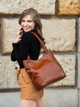 Torebka shopper damska ze skóry naturalnej Paolo Peruzzi Z-09-CG Jasnobrązowa (5903754432033) - obraz 3