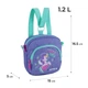 Сумка-рюкзак дитяча Kite Little Pony "Маленькі Поні" 16.5х15х5 см фіолетова з бірюзовим (LP24-2620) - зображення 3