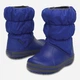 Детские зимние дутики сапоги для мальчика Crocs Winter Puff Boot Kids 14613-4BH 22/23 Синие (887350803952) - изображение 2
