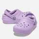 Детские кроксы-сабо для девочки Crocs Classic Lined Clog T 207009-5PR 27/28 (C10) Фиолетовые (196265464081) - изображение 4