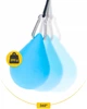 Обруч (хулахуп) массажный 4FIZJO с отягощением Sky Blue (P-5907739316837) - изображение 8