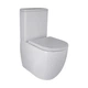 Унітаз-компакт Qtap Robin Ultra Quiet безободковий з сидінням Soft-close QT13222128AUQ1W - зображення 1