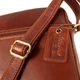 Мужская кожаная сумка через плечо Ashwood K42 Chestnut (Коричневый) - изображение 6