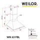 Витяжка купольна Weilor WK 63 FBL - изображение 11
