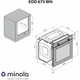 Духова шафа Minola EOD 675 WH електрична - изображение 12