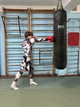 Мужской компрессионный спортивный комплект тройка для занятий спортом (рашгард, легинсы, шорты) Панда, размер - M - изображение 4