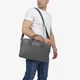 Сумка для ноутбука шкіряна на блискавці InBag Briefcase m03515 Темно-сірий - зображення 2
