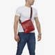 Сумка чоловіча шкіряна крос-боді середня InBag Сrossbody m01277gen Червоний - зображення 2