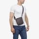 Сумка чоловіча шкіряна крос-боді маленька InBag Сrossbody m01389 Шоколад - зображення 2