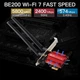 Сетевая карта PCIe Wi-Fi 7 BE200 Tri Band 2.4Ghz/5Ghz/6Ghz BT5.4 WPA4 5.8Гбит (320Mhz) 2x5дБ - изображение 1