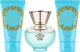 Zestaw damski Versace Dylan Turquoise Woda toaletowa damska 50 ml + Żel pod prysznic 50 ml + Balsam do ciała 50 ml (8011003876778) - obraz 2