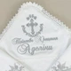 Крыжма махровая с вышивкой Family Tradition для девочки 100х100 см белая Ангельские трубы - изображение 2